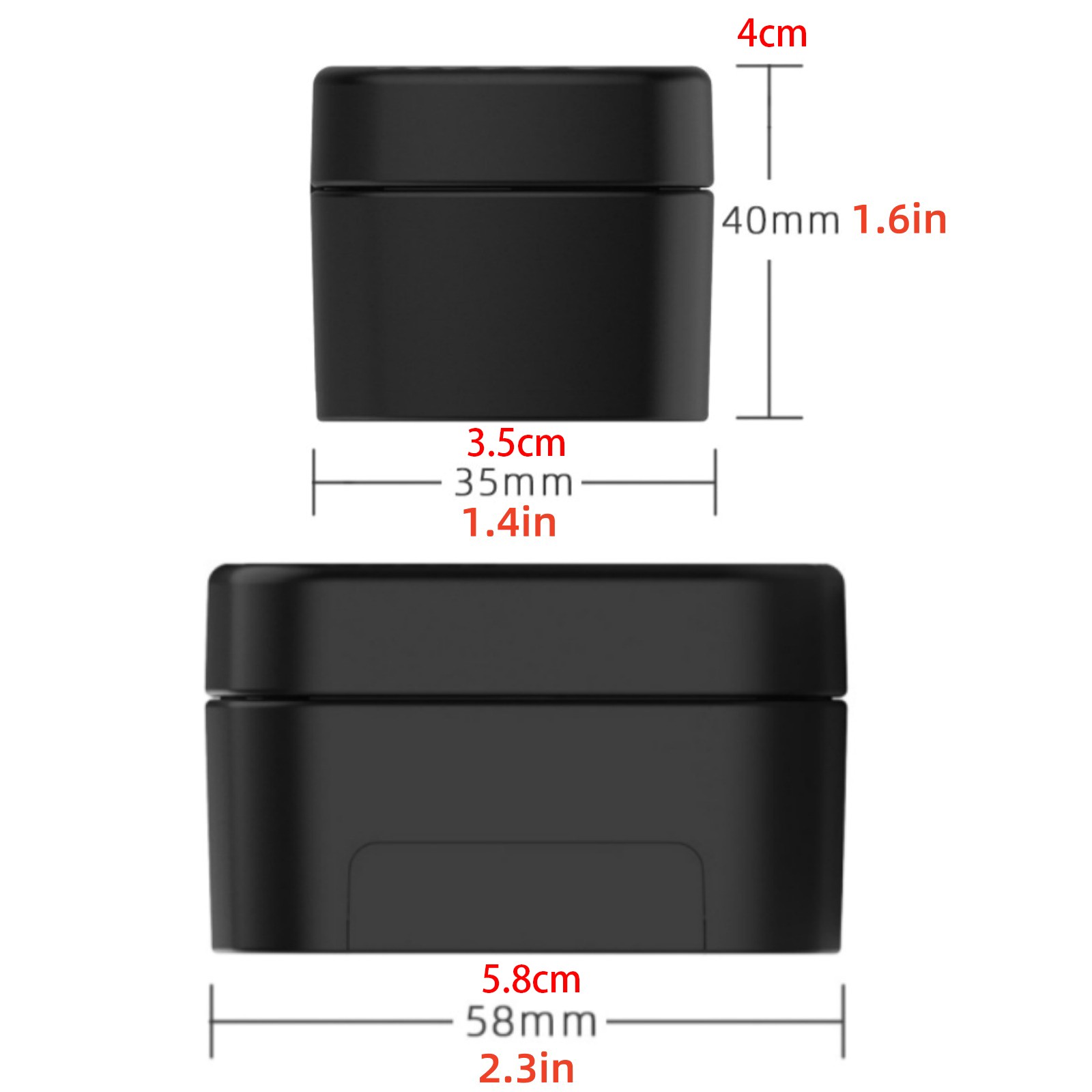 Black Remote Control Scrolling Ring With Charging Compartment Versatile Tool