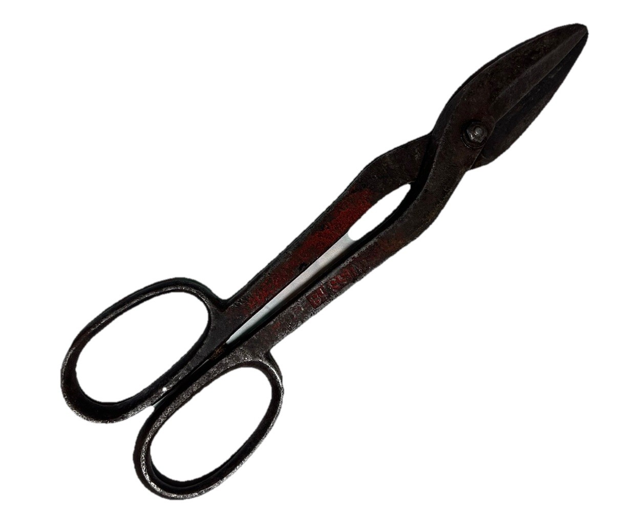 MADE IN USA - VINTAGE  WISS #18 TIN SNIPS OR METAL SHEARS HEAVY-DUTY INDUSTRIAL
