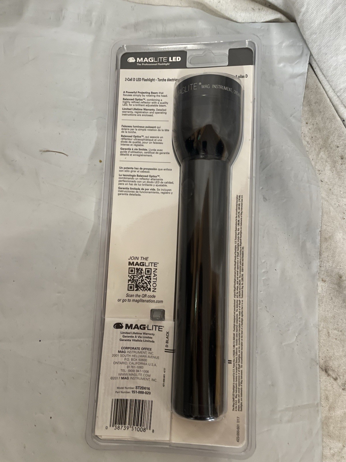 MAGLITE LED 2D Flashlight ST2D016