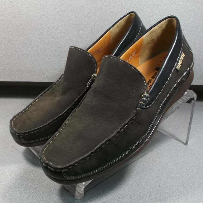BADUARD BROWN MMPF60 Men's Shoes 11 M (EUR 10.5) Suede Casual Slip On Mephisto