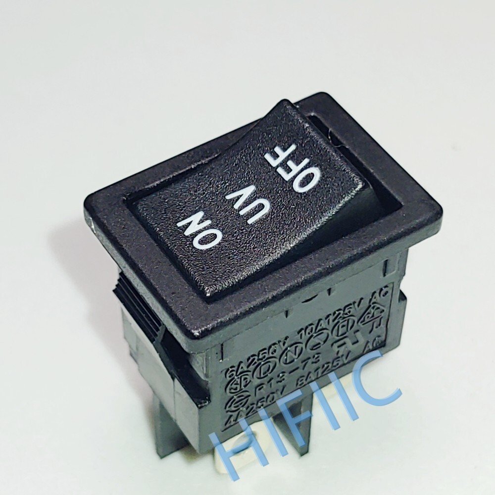 1PCS SCI R13-73 Rocker Switch 4 Pins 3 Positions 6A 250VAC 10A 125VAC