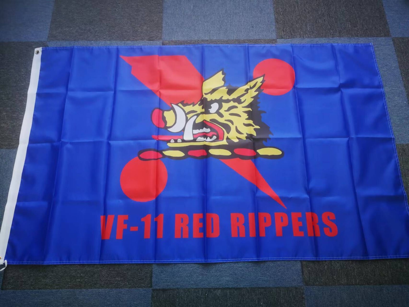 USN VF-11 Red Rippers 3x5 ft Flag Banner