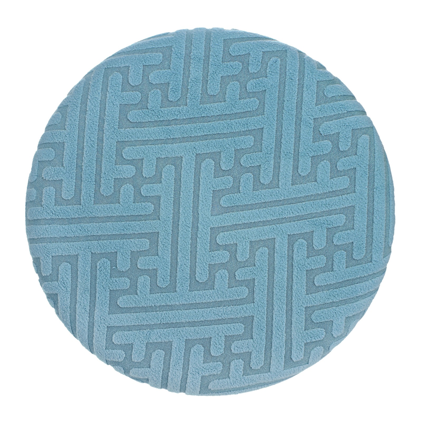 1-Pack Bar Stool Covers Round for 14-16 Inch Strip Pattern Covers [Sky Blue]