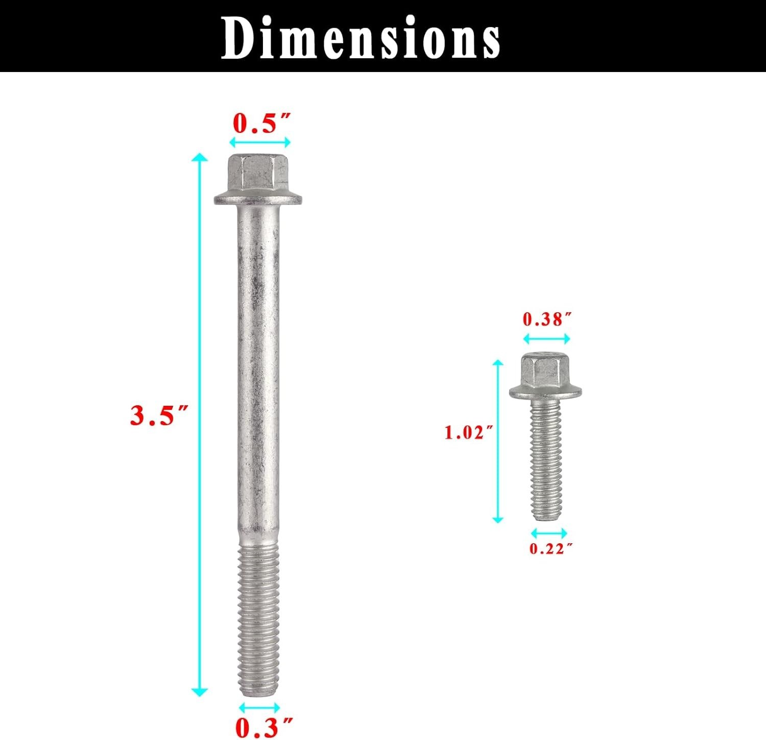 Water Pump & Thermostat Housing Bolt Kit Fits for 1997-2014 LS Series...