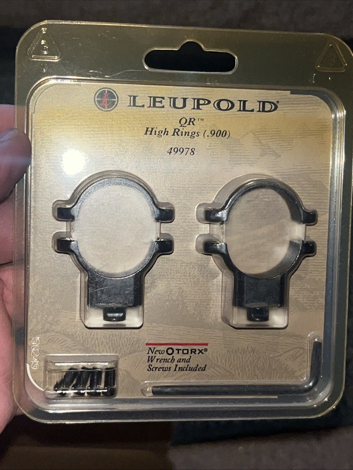 Leupold QR 1" High Glossy Quick-Release Scope Rings 49978