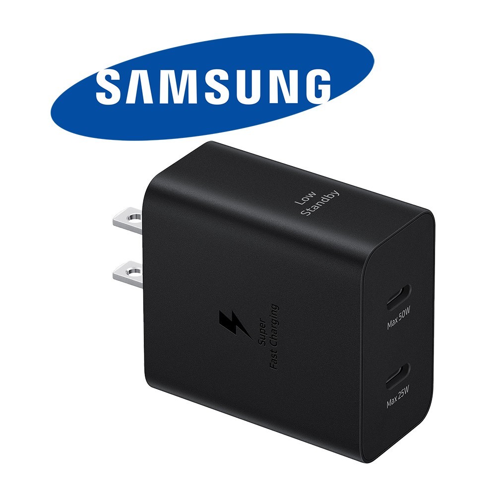 Original Samsung T5020 50W PD 3.0 Super Fast Duo USB-C Power Adapter Ver. 2025