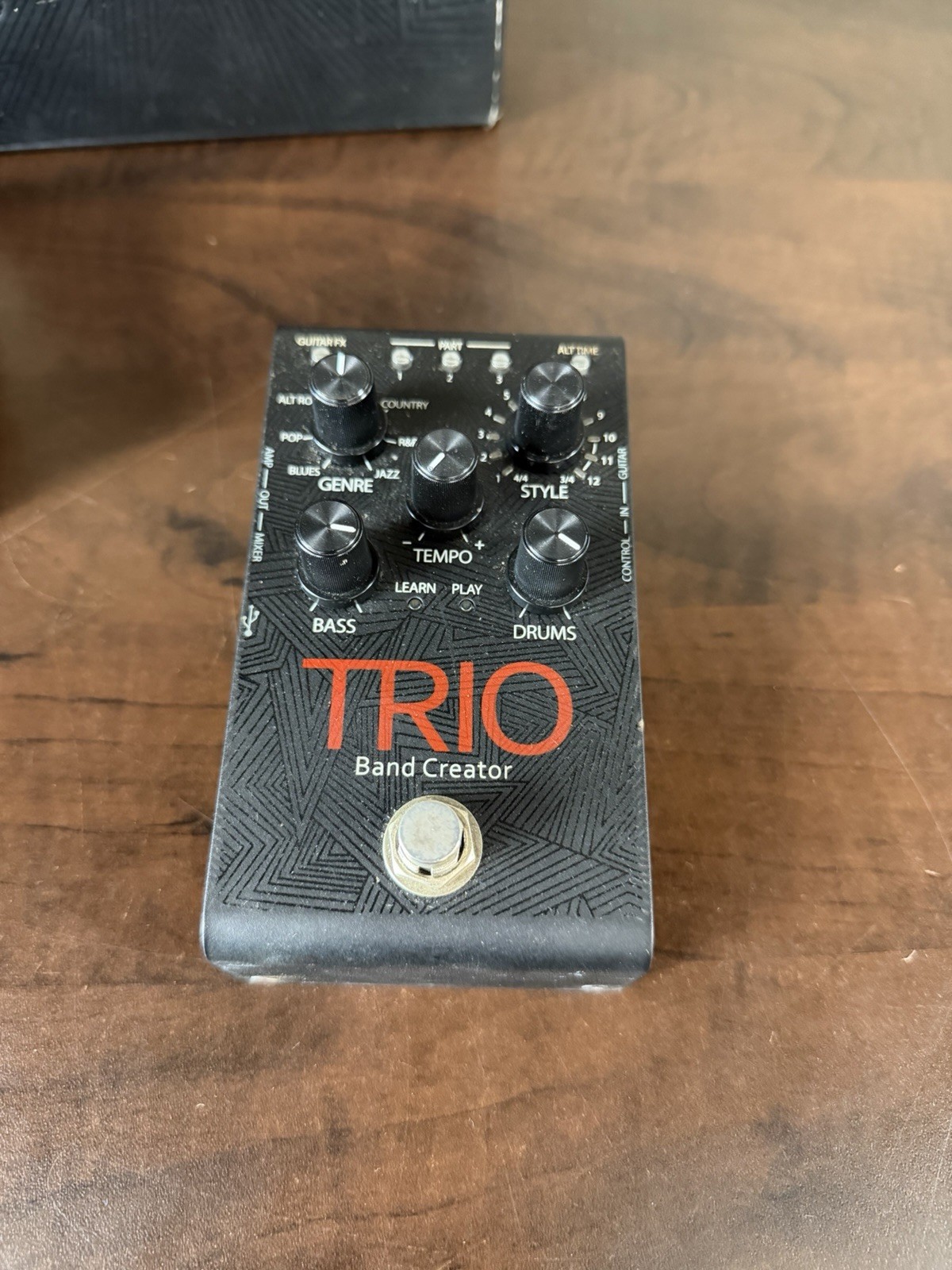 Digitech Trio Band Creator Drum Rhythm Effects Pedal
