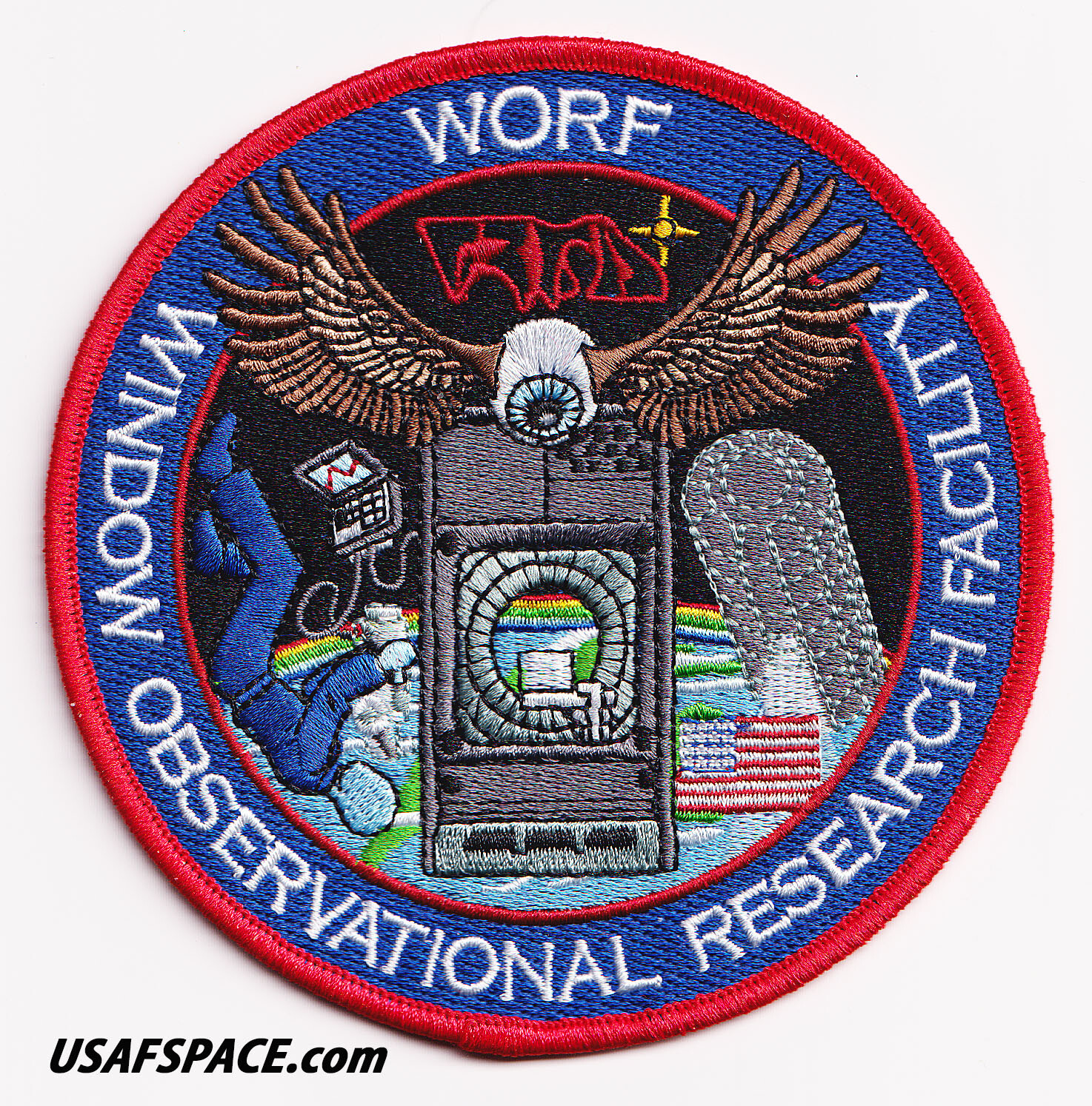 WORF -ISS NASA WINDOW OBSERVATIONAL RESEARCH FACILITY- ORIGINAL AB Emblem PATCH