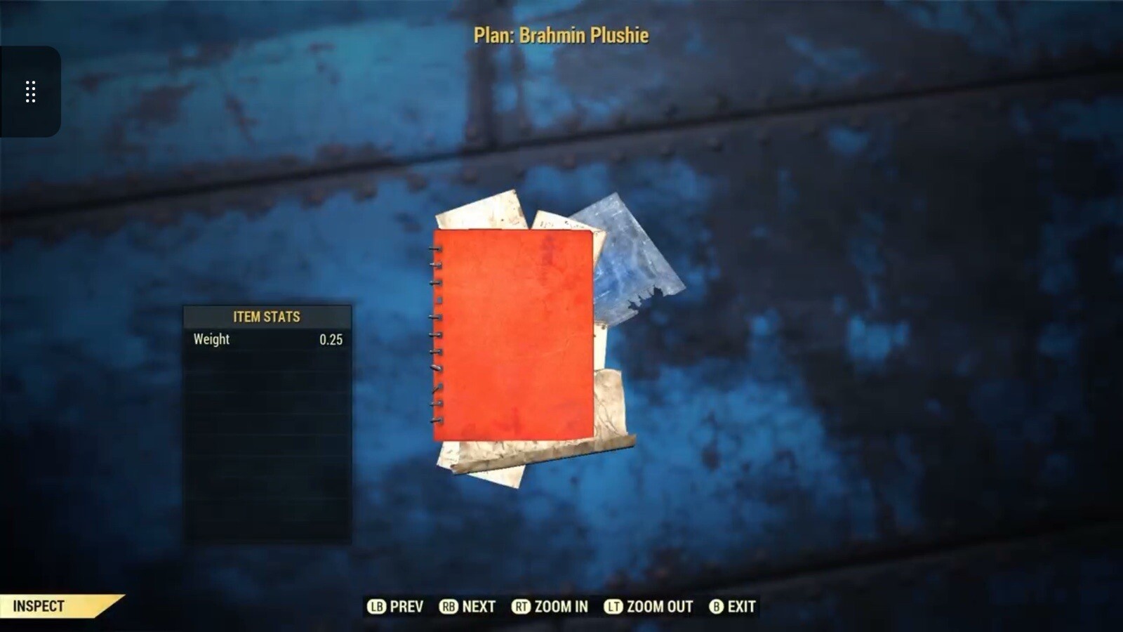 (Xbox) Brahmin Plushie Plan