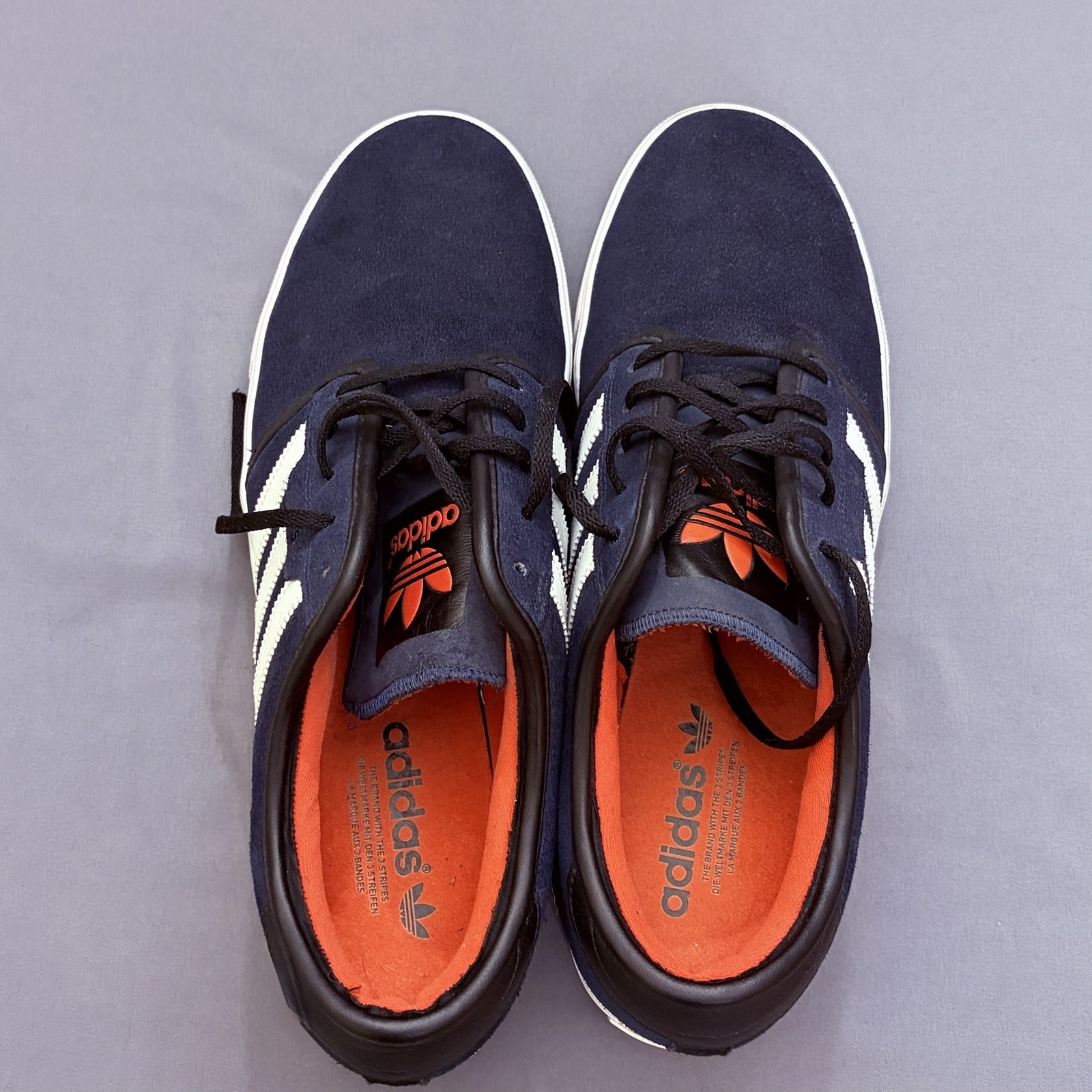 adidas Originals Seeley Size 12 Men’s Navy Suede Skate Shoes