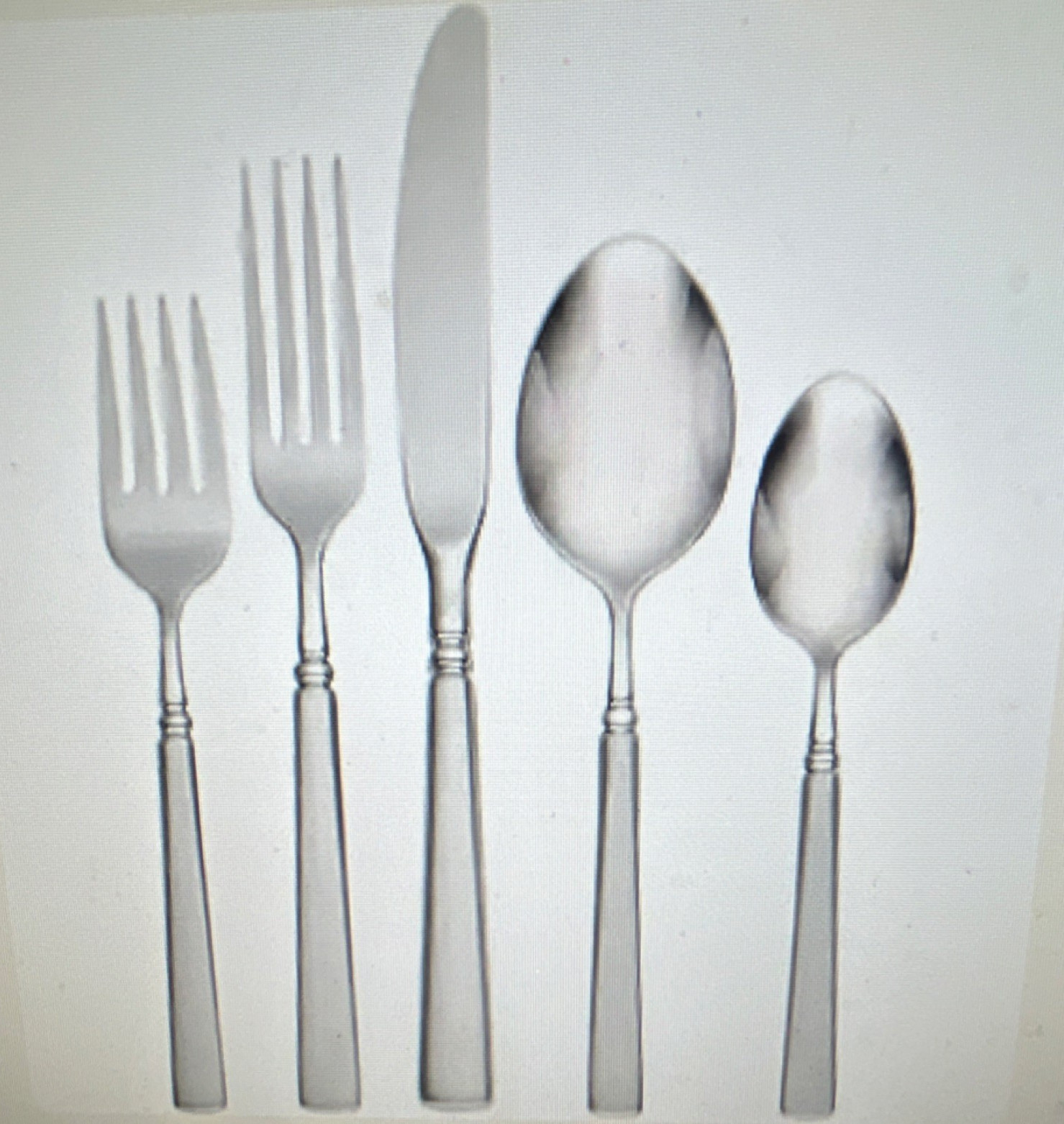 Oneida Satin Easton 20pc Stainless Steel Flatware Set for 4 Dishwasher ✅  18/10
