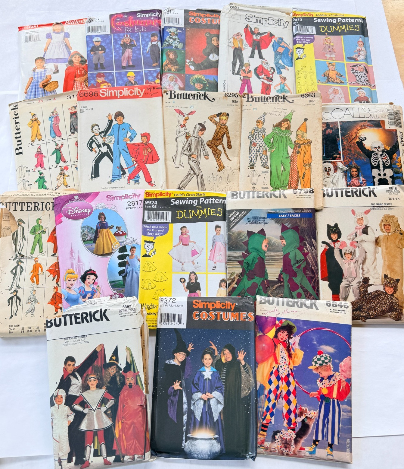 Costume Sewing Patterns - U Pick - Cosplay Halloween Theatre  Multi-Discount