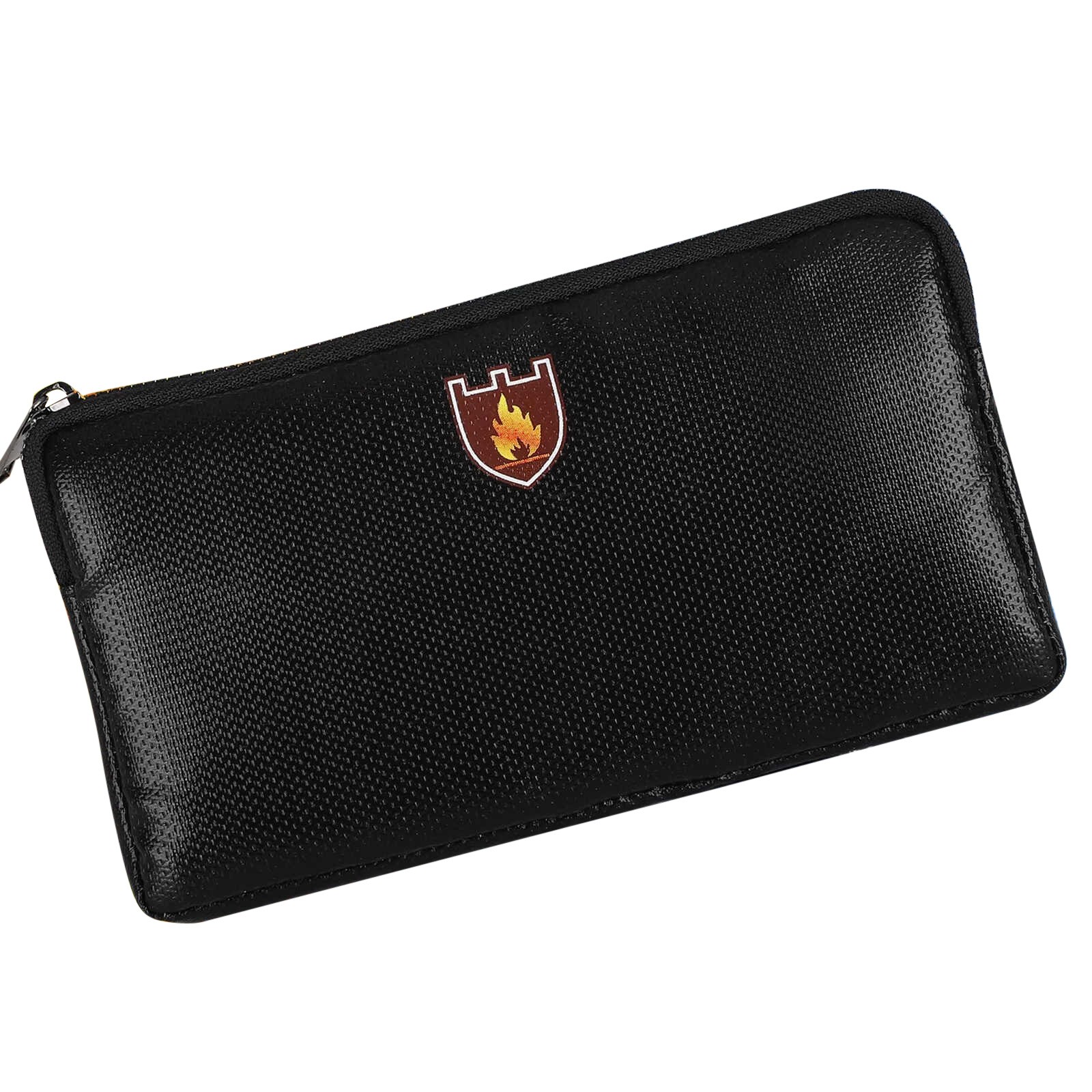 New Document Pouch Black Fireproof Waterproof Safe Cash Money Bag Upgraded