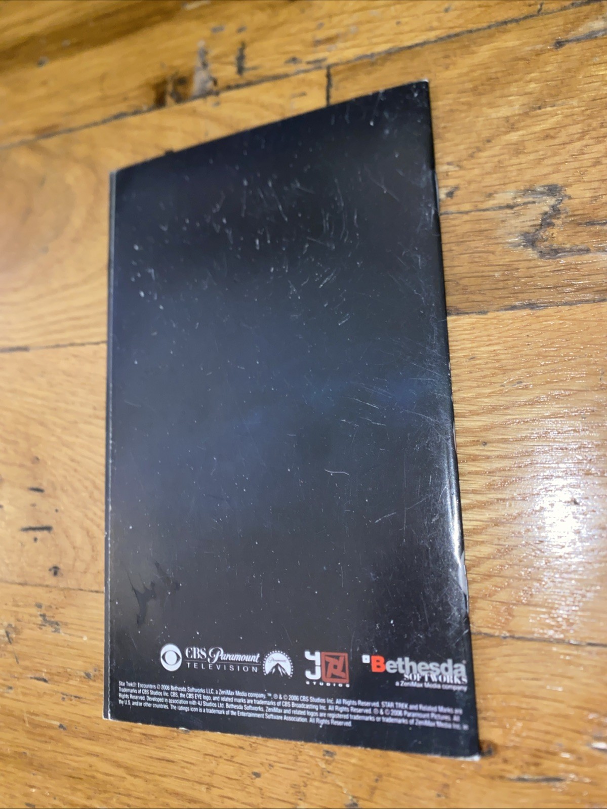 Star Trek Encounters PS2 Instruction Manual ONLY