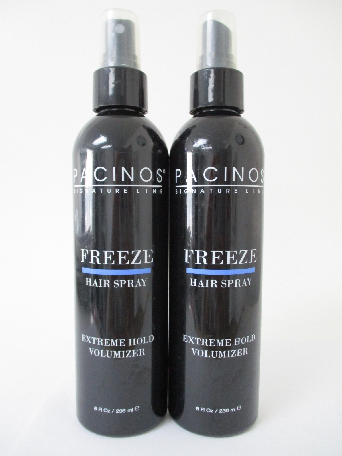Pacinos Freeze Hair Spray Extreme Hold Volumizer 8 oz (scuffs) Pack of 2