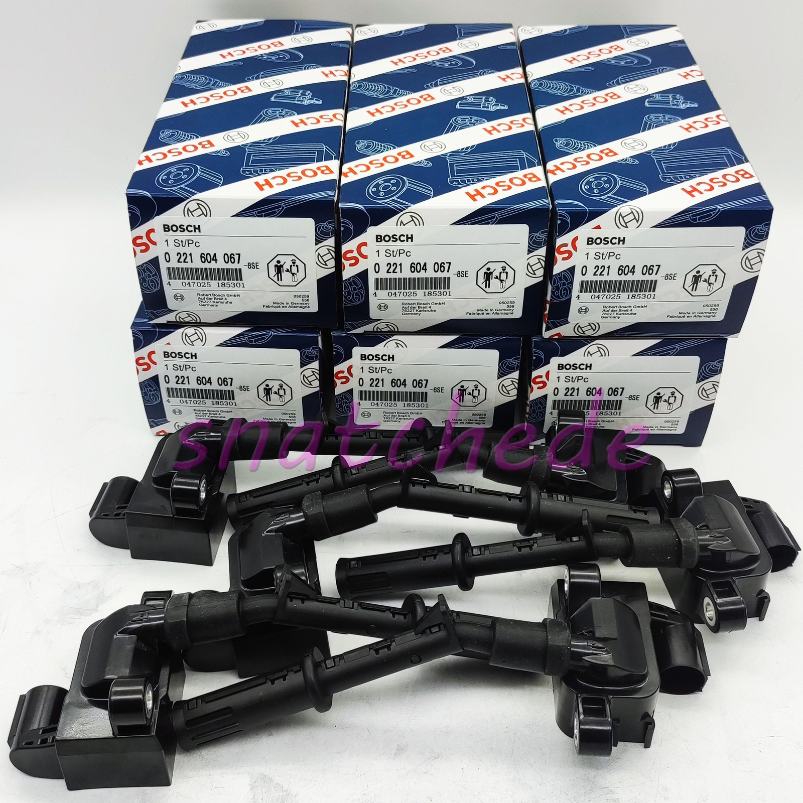 6X 0221604034 NEW Bosch Ignition Coil For Mercedes CLS350 E350 ML350 R350 3.5L