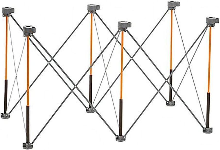 30in Folding Work Table Set No Assembly 9-Strut Collapsible Table