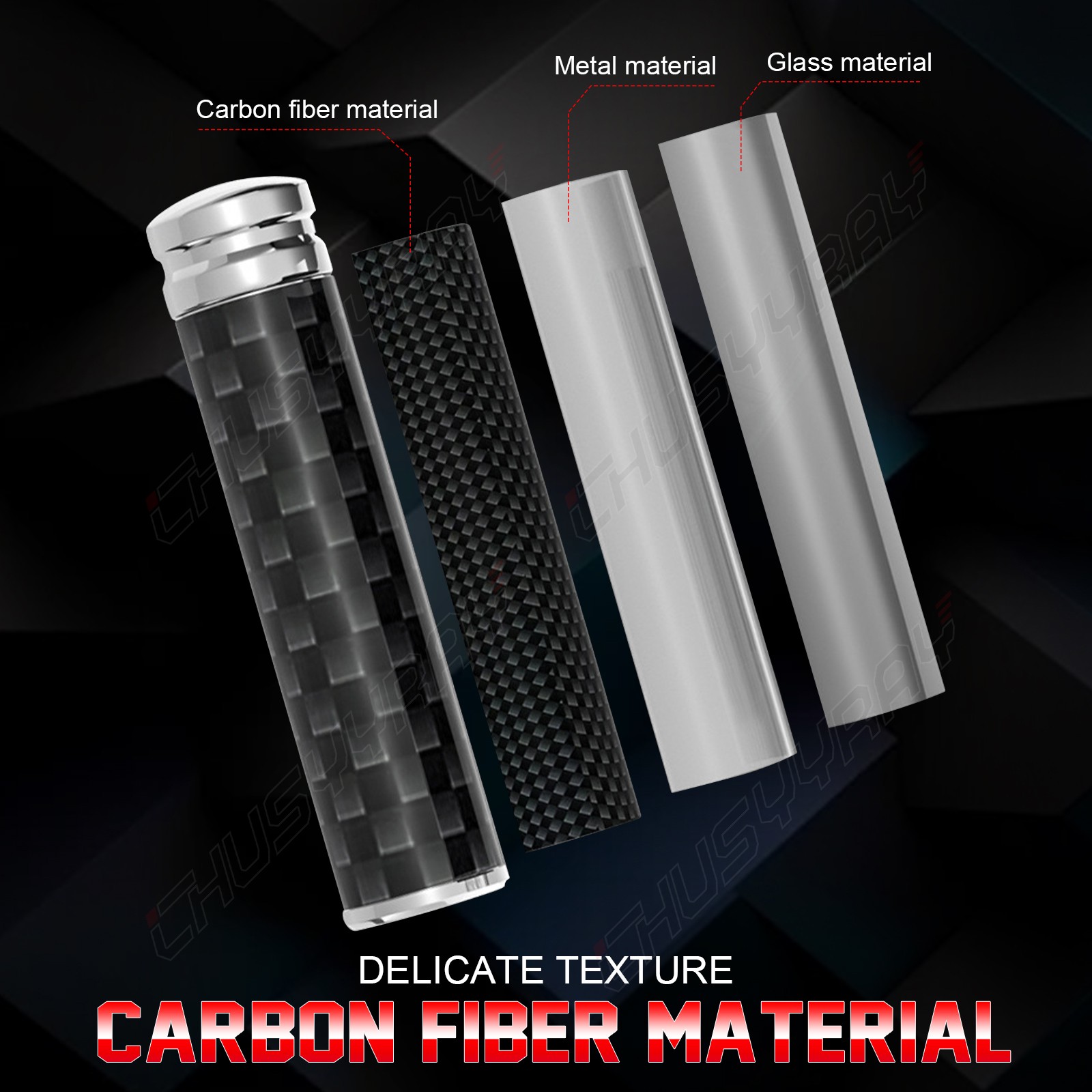 4 door lock knob pins, car interior cover pull rod