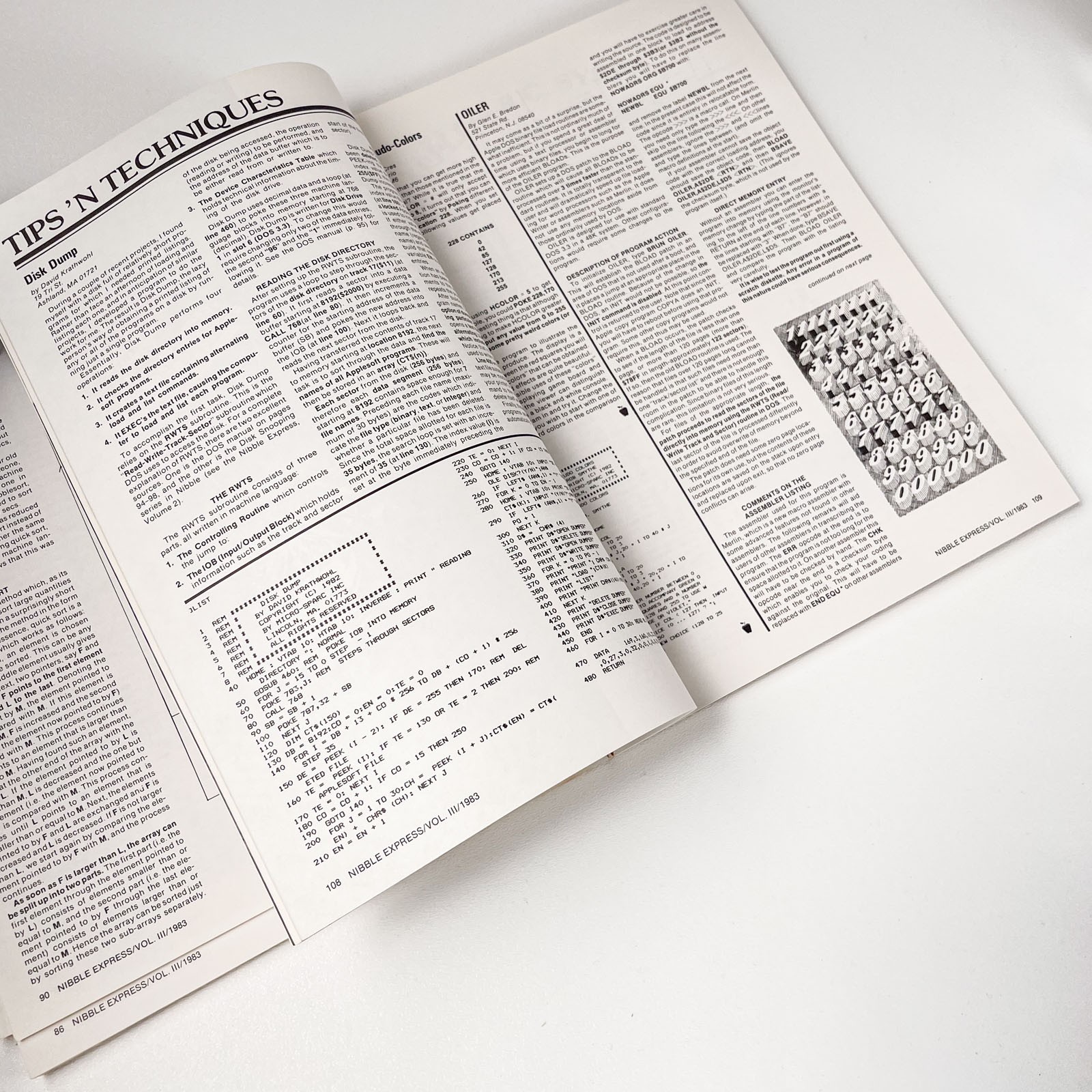 1983 Nibble Express Volume III - Best of 1982 Articles & Programs for Apple II