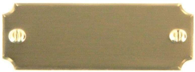 Name Plate, Self-Adhesive, Engravable (Gold) PACK OF 10
