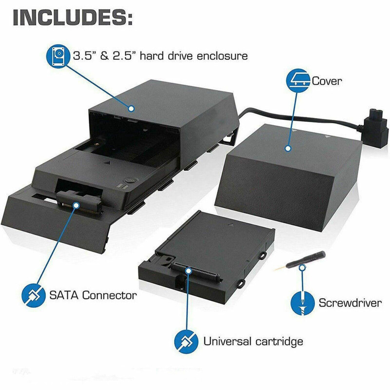 6TB Hard Drive External Box For PS4 Internal Memory Extra Storage Data Bank US