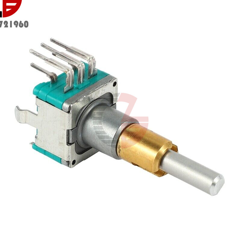EC11EBB24C03 Dual Axis Rotary Encoder with Switch 30 Positioning Number 15 Pulse