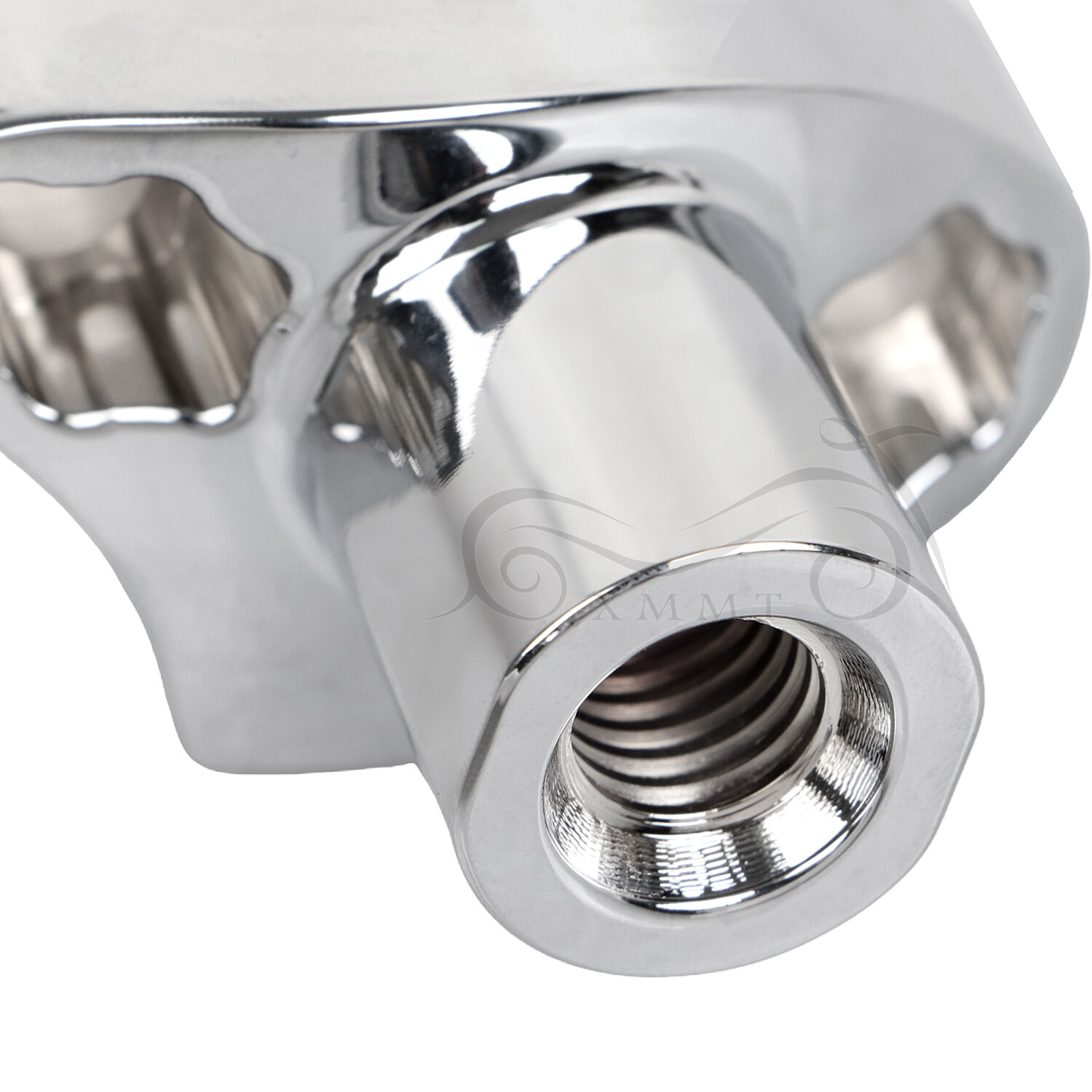 Chrome 2" Handlebar Risers Bottom For Harley Dyna Street bob Softail Sportster