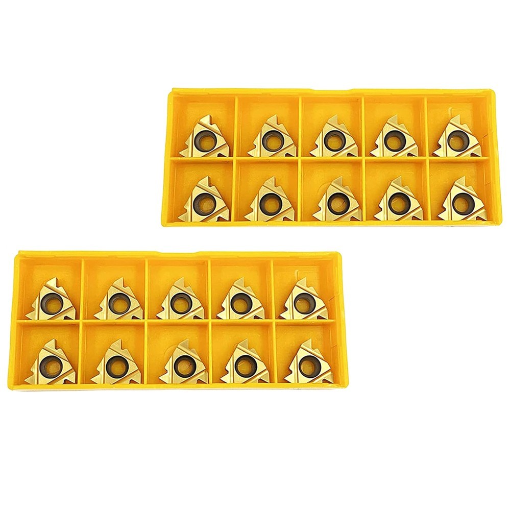 Inserts Pack of 20 High Performance Model 16ER AG60 Compatible with Lathes