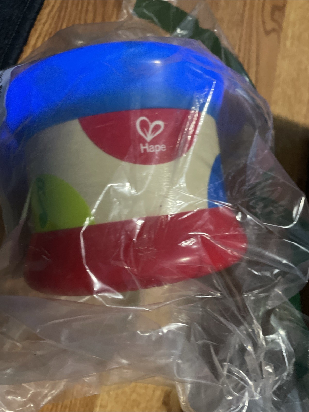 Hape Light Up Musical Drum(open Box)