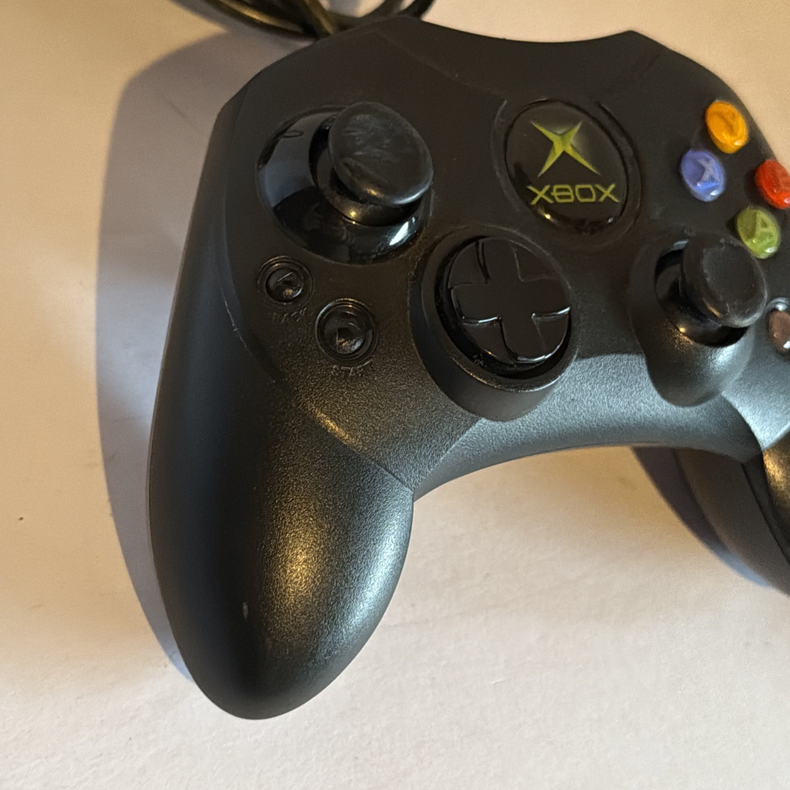 OEM Original Xbox Controller S Type + Breakaway Cable OG Tested & Working