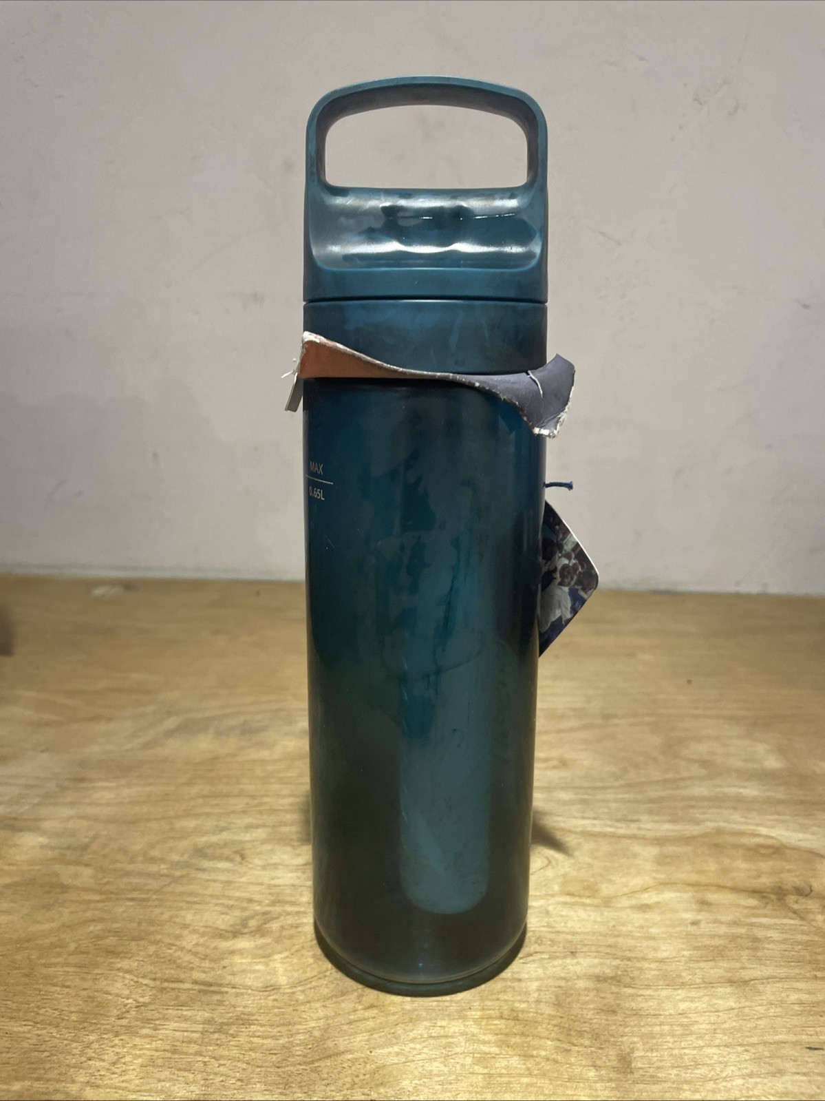 Lifestraw Go Series Plastic Water Purification Bottle Blue 22oz