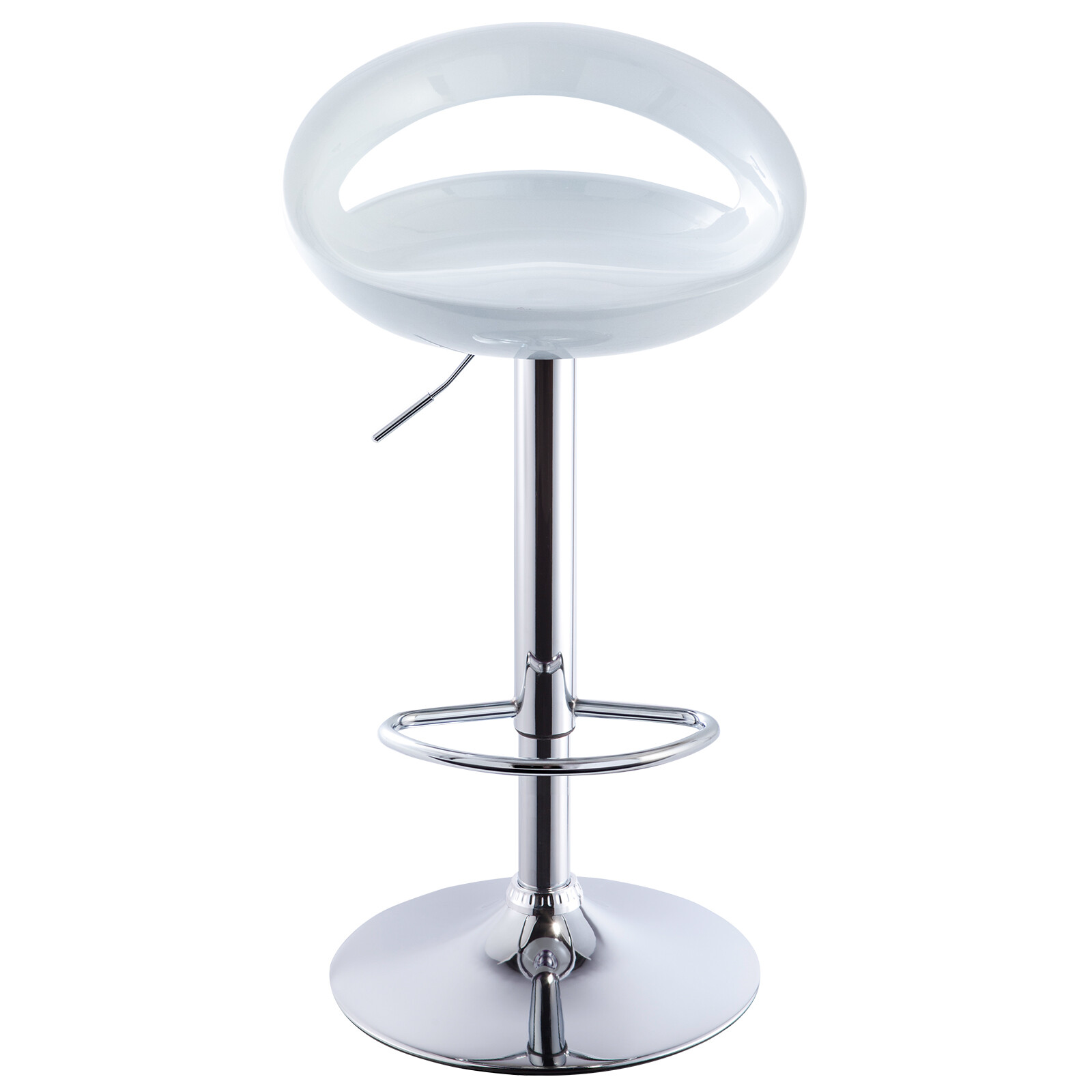 Modern Bar Stools Set of 2 Barstools Adjustable Swivel Bar Chair for Kitchen Bar