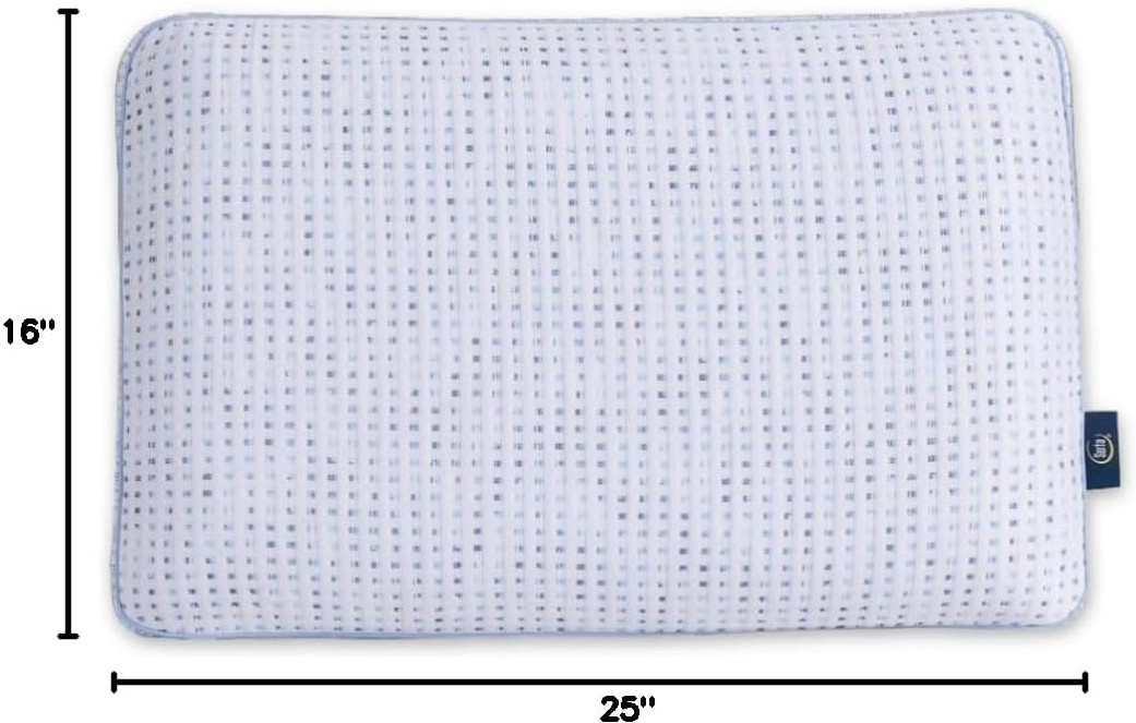 SERTA THERMAGEL Memory Foam Pillow Standard/Oversized Queen Size (16”x25”x5")