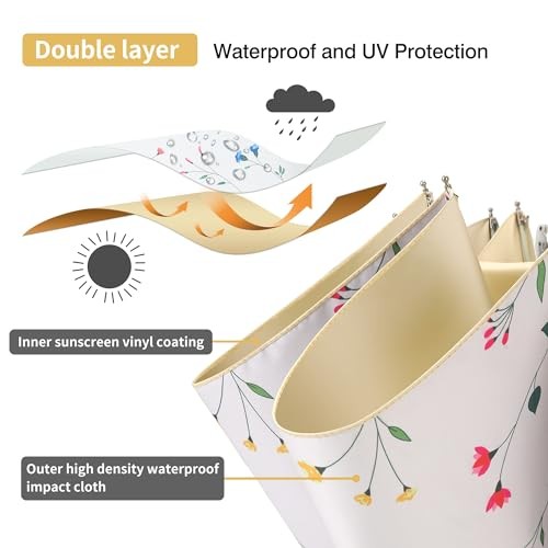Sun Umbrella Blocking UV Protection Compact Auto Folding Parasol | Carnation