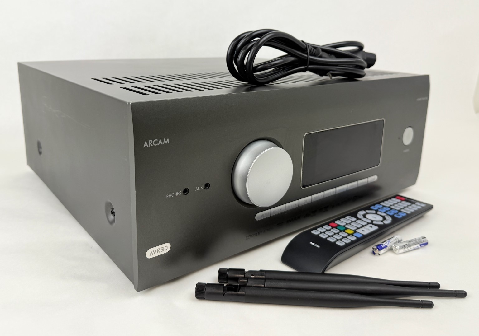 Arcam AVR30 1260W 9.1.6-Ch 4K UHD HDR Compatible Home Theater Receiver w/ RContr