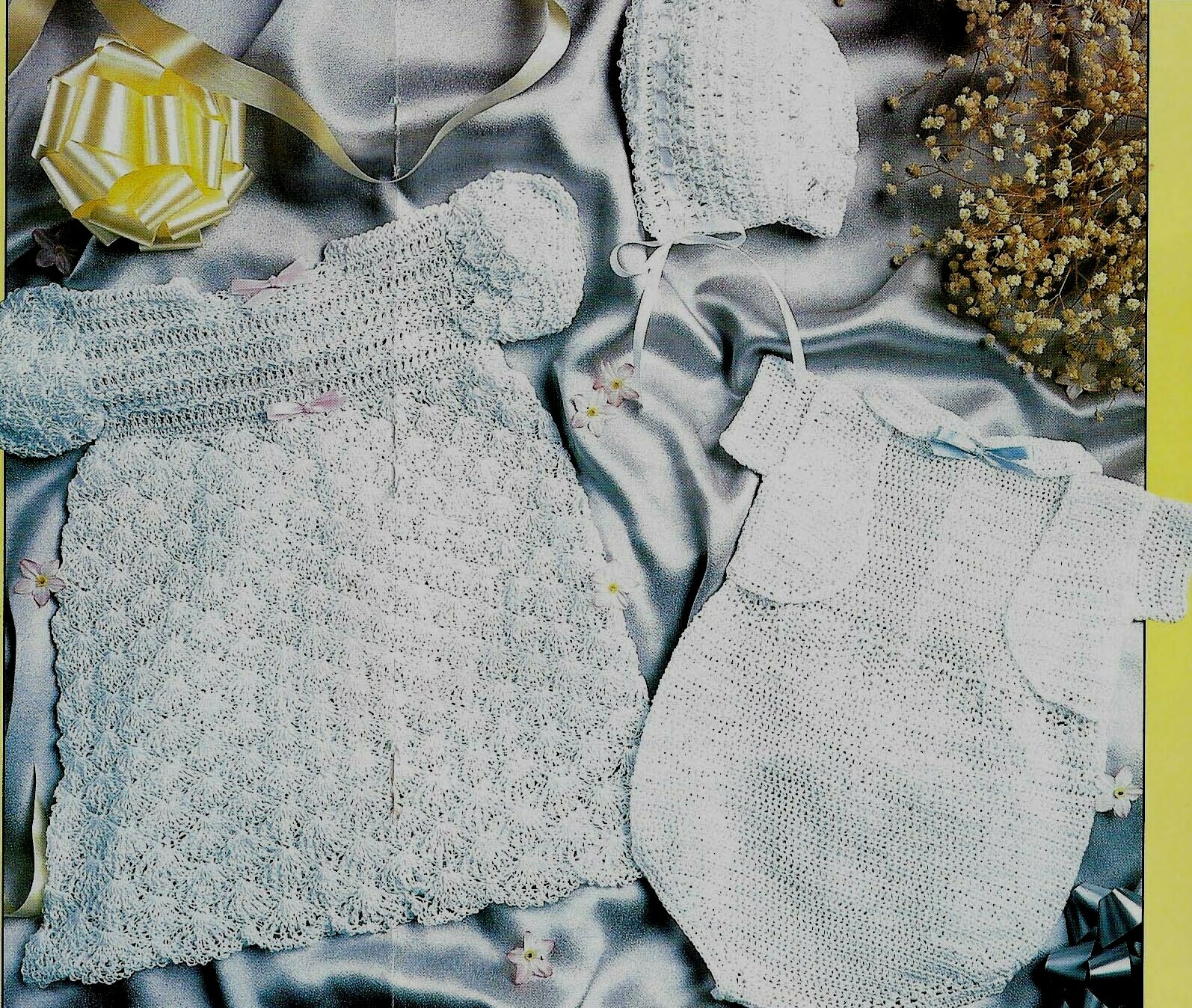 SPECIAL OCCASION OUTFITS BABY BOY & GIRL DIGEST SIZE CROCHET PATTERN INSTRUCTION