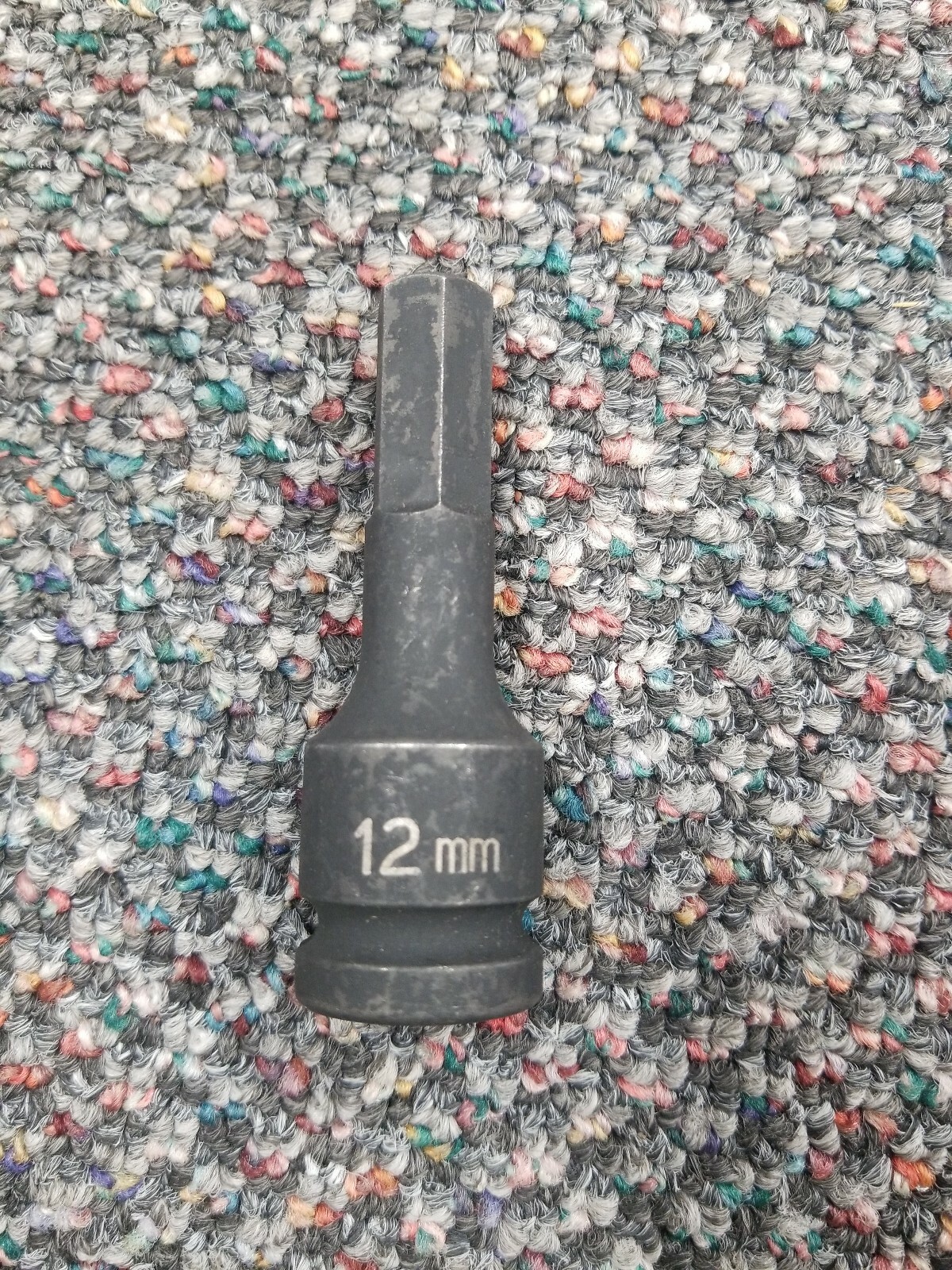 GREY PNEUMATIC 2912M SOC 12MM 1/2D IMP HEX