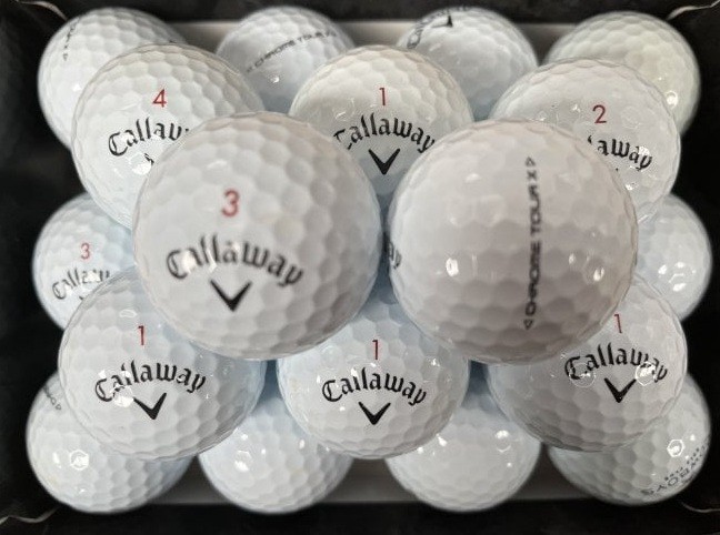 3 Dozen Callaway Chrome Tour X Brand New Golf Balls Bulk Loose