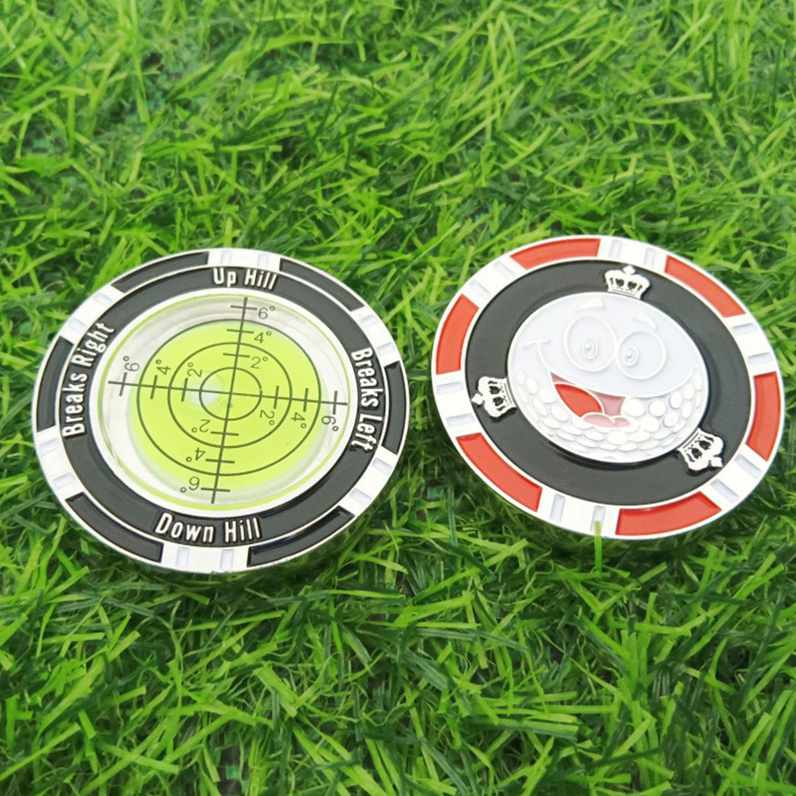 Golf Ball Marker Reader High Precision Golf Slope Putting Level Meter Aids Golf