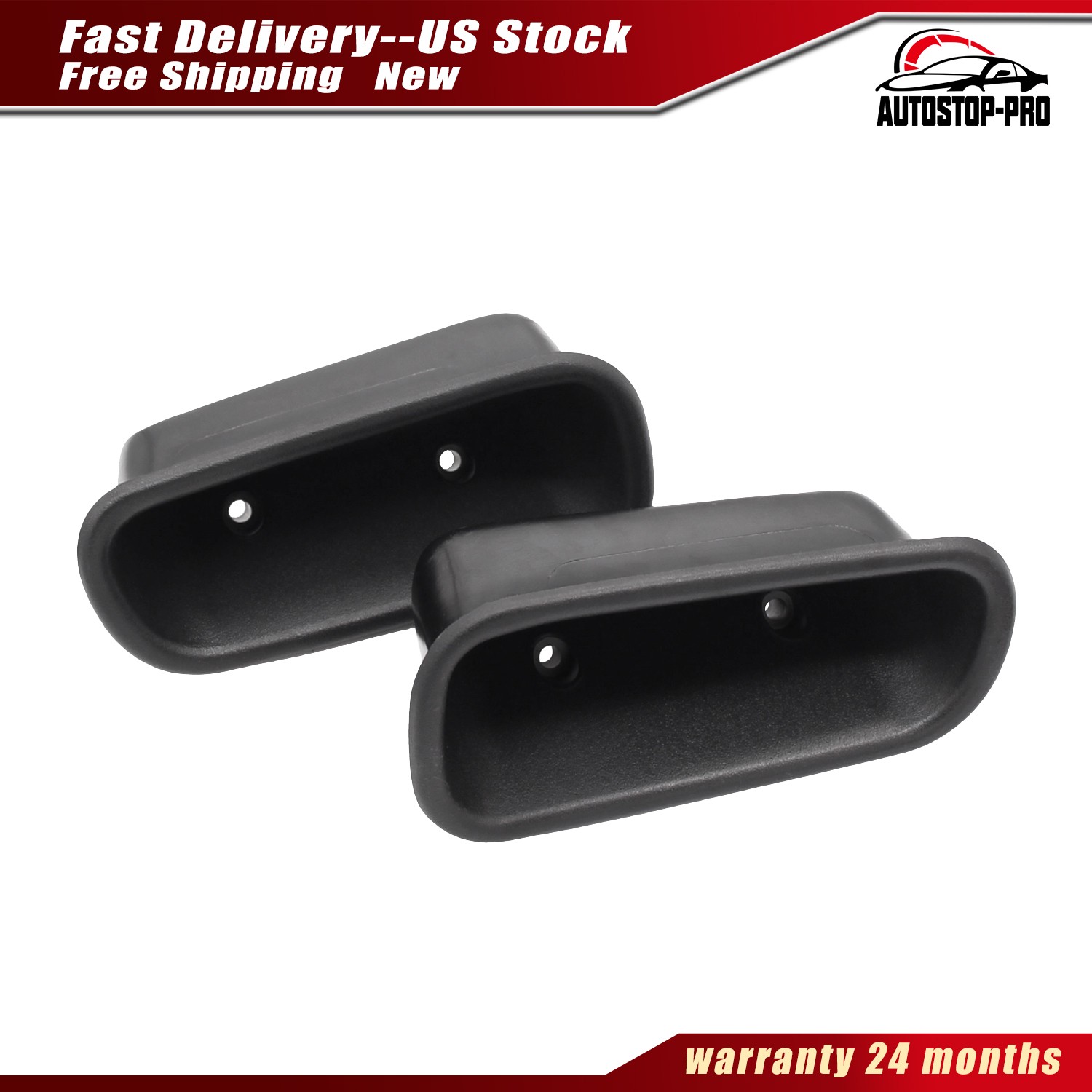 1 Pair For 1994-2001 Dodge Ram 1500 2500 3500 Front RH LH Door Pull Handle Cup
