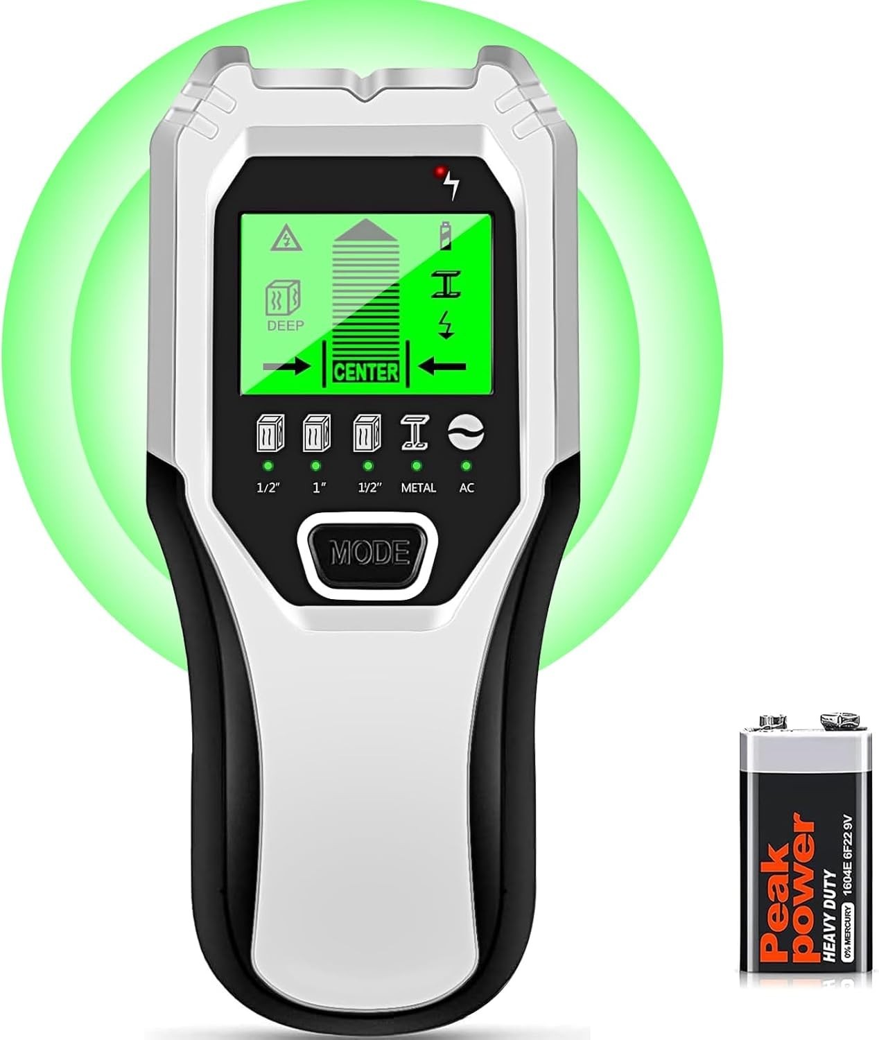 LCD Stud Finder with Live Wire Protection - Essential Tool for DIY Enthusiasts