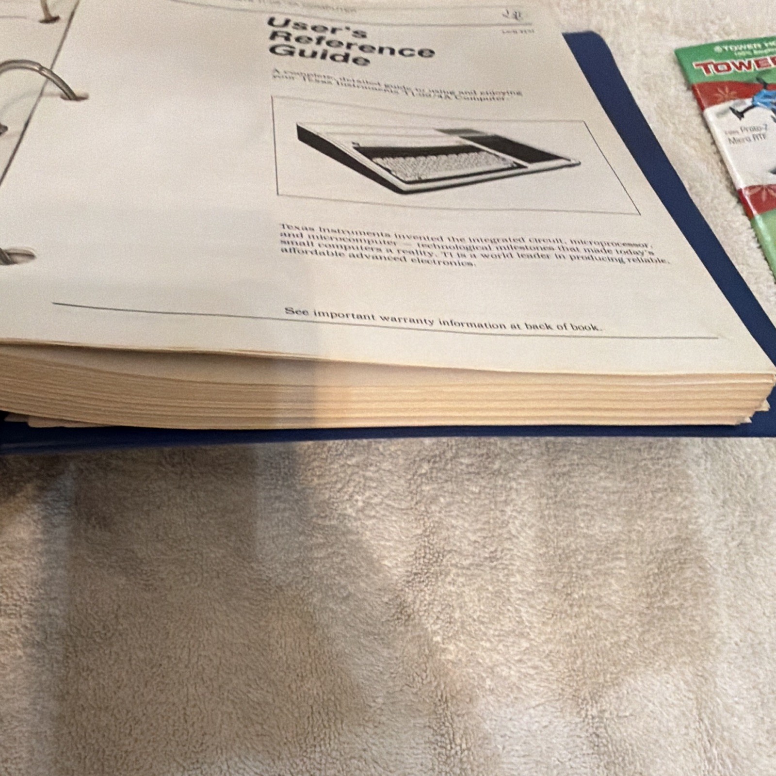 Texas Instruments TI-99/4A Home Computer w/ Manuals, Controllers & Modulator
