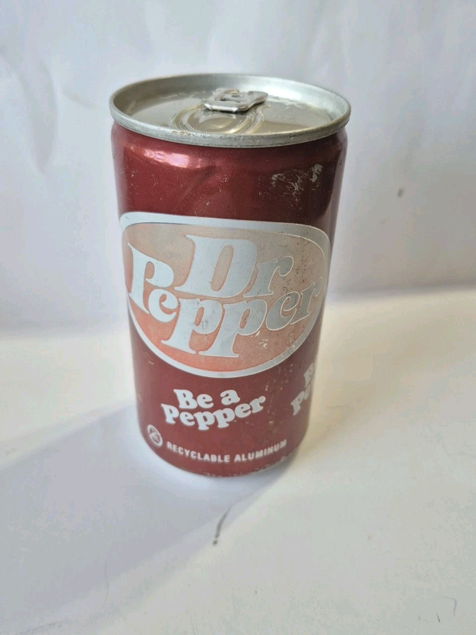 SEALED!! NEW!! Vintage DR. PEPPER “Be A Pepper” 12oz Aluminum Pull Tab Soda Can