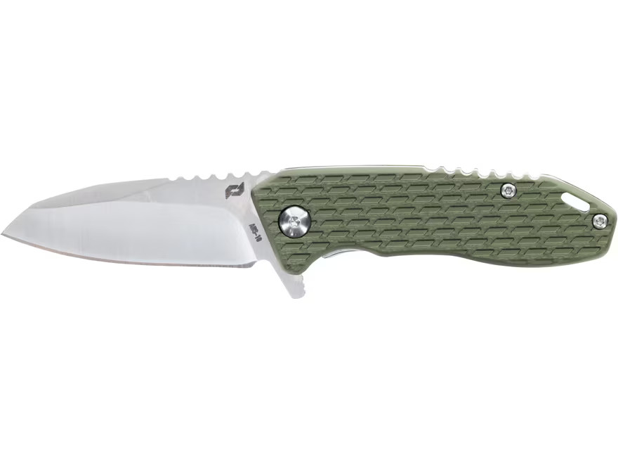 Schrade Tenacity Pocket Knife 2.5" Modified Drop Point AUS-10 Satin Blade