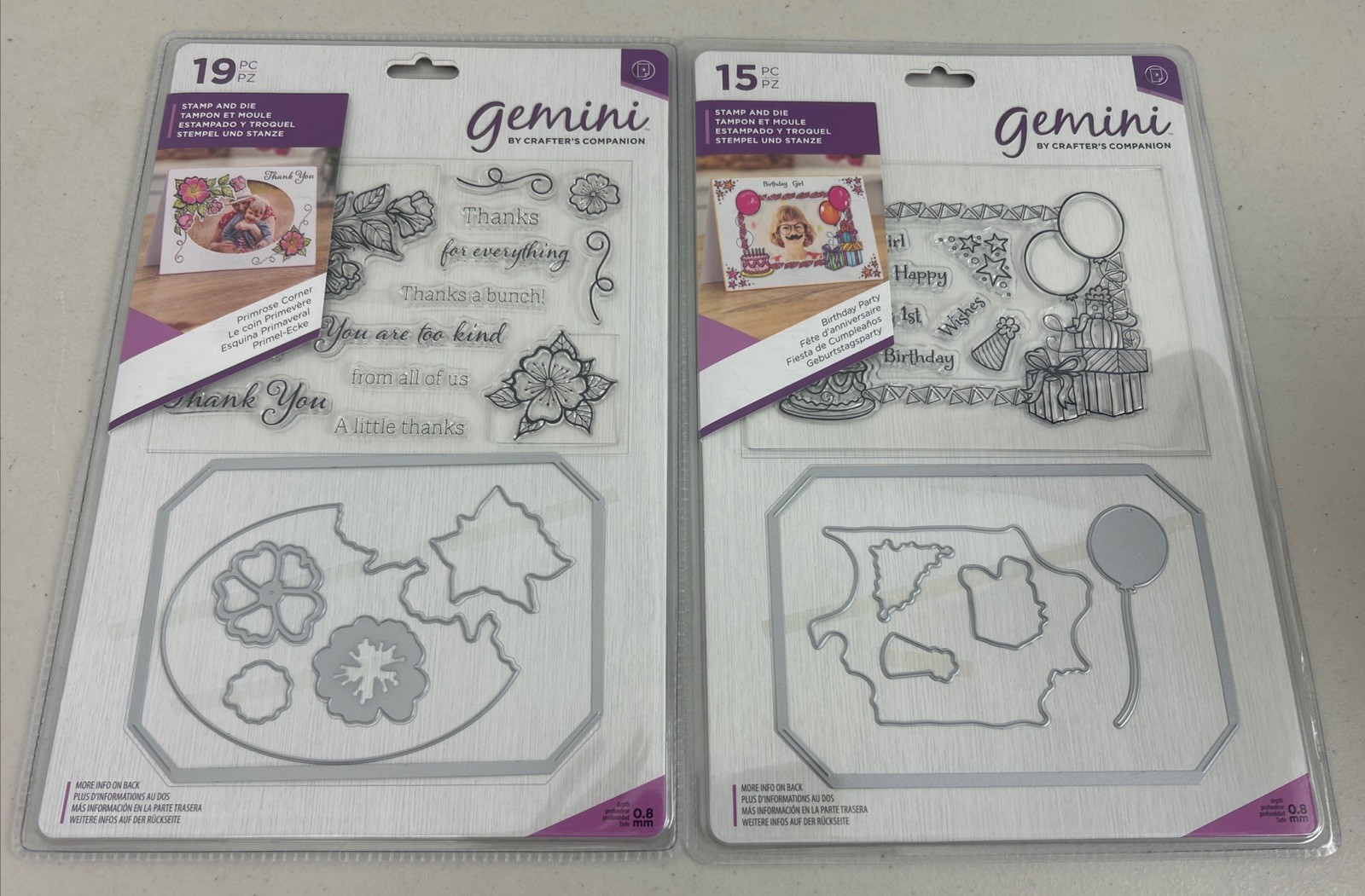 Crafters Companion - 2019 - Gemini Stamp & Die Photo Frames - Cutting Dies UPICK