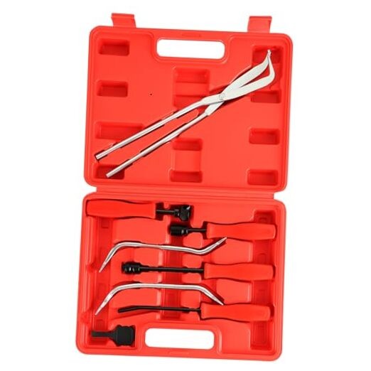 8PCS Drum Brake Tool Kit | Drum Brake Tool, Drum Brake Spring Tool, Red