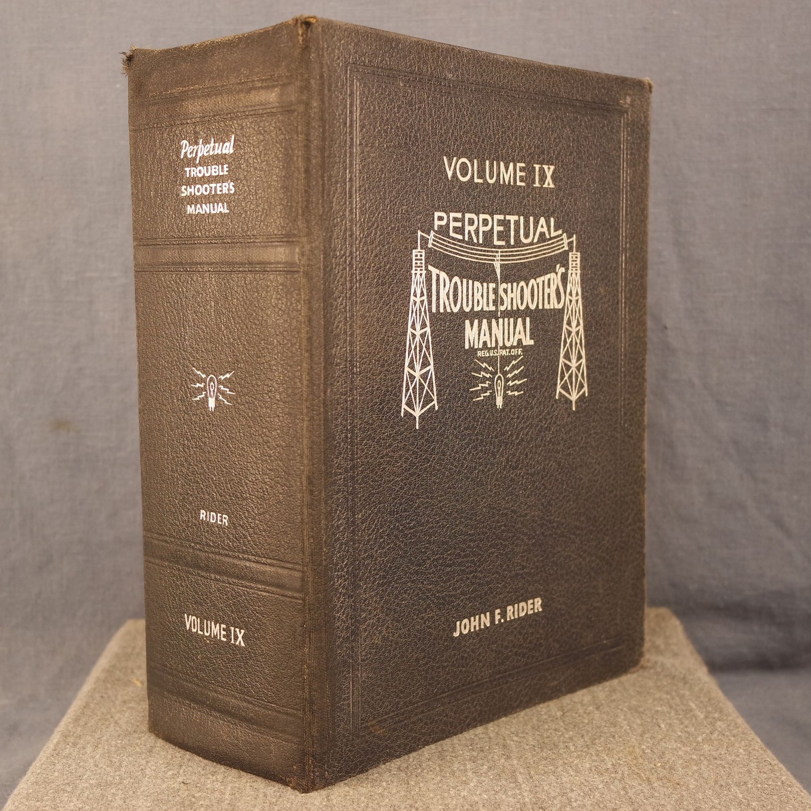1939 Rider Vol IX Perpetual Troubleshooter's Manual All Radios Made That Year #A