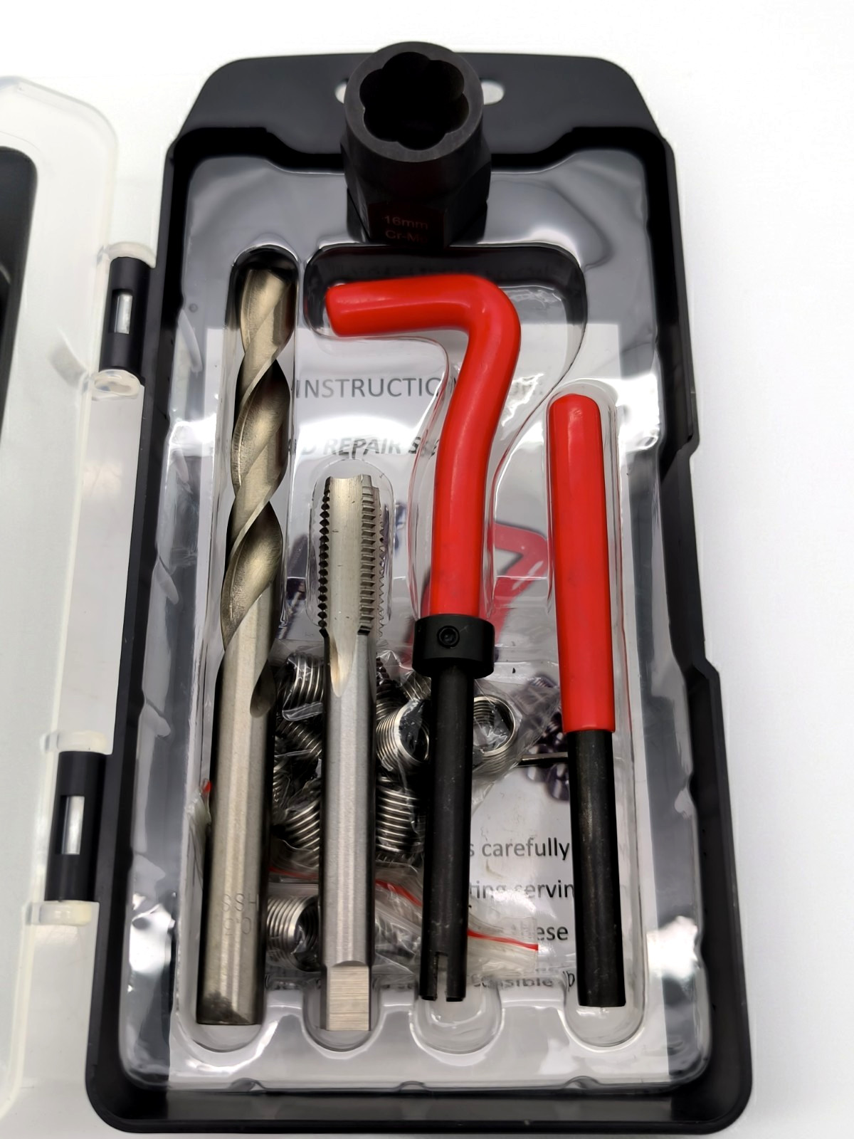 M6 x 1.0 Thread Repair Tool Stainless Heli-coil Wire Insert Kit