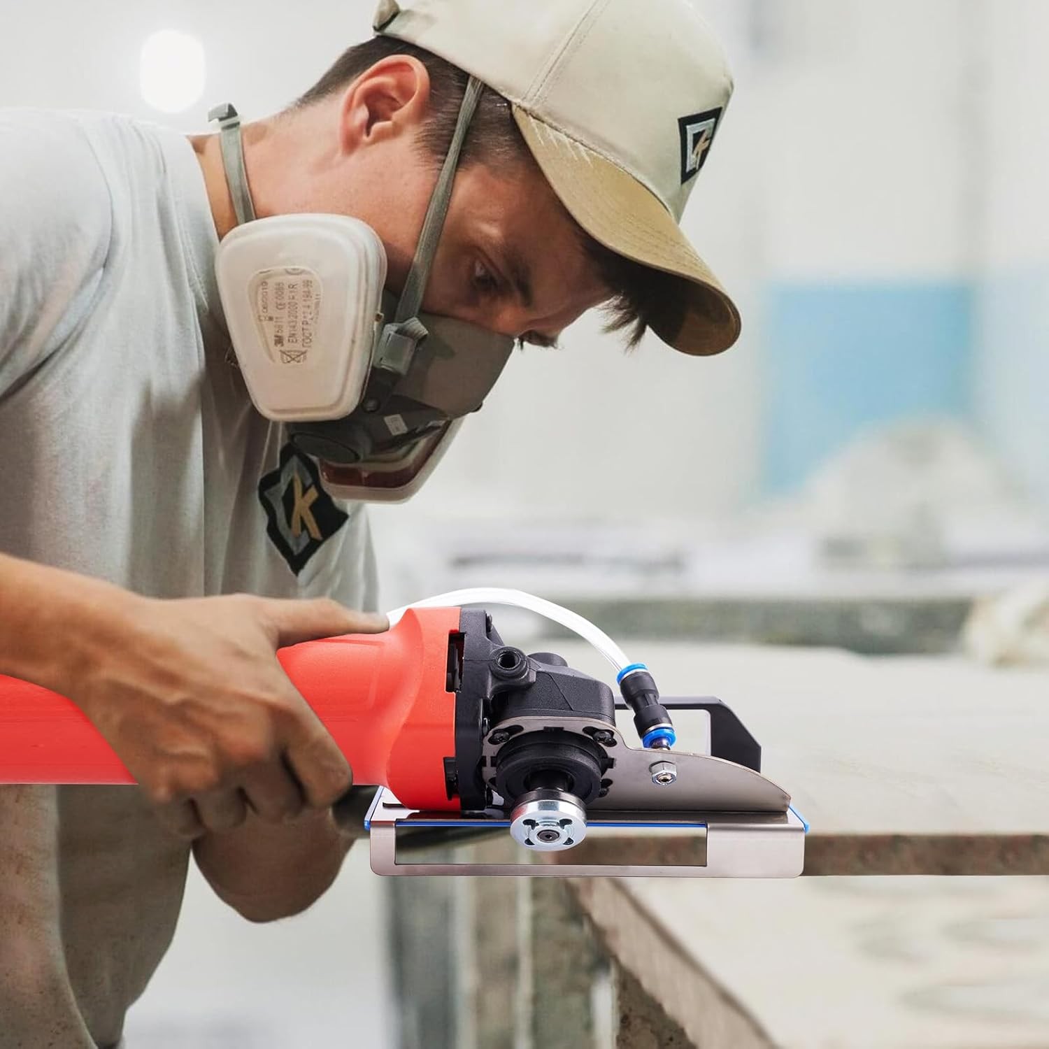 45 Degree Tile Chamfering Tool,Angle grinder stand for 45-degree chamfer cutting