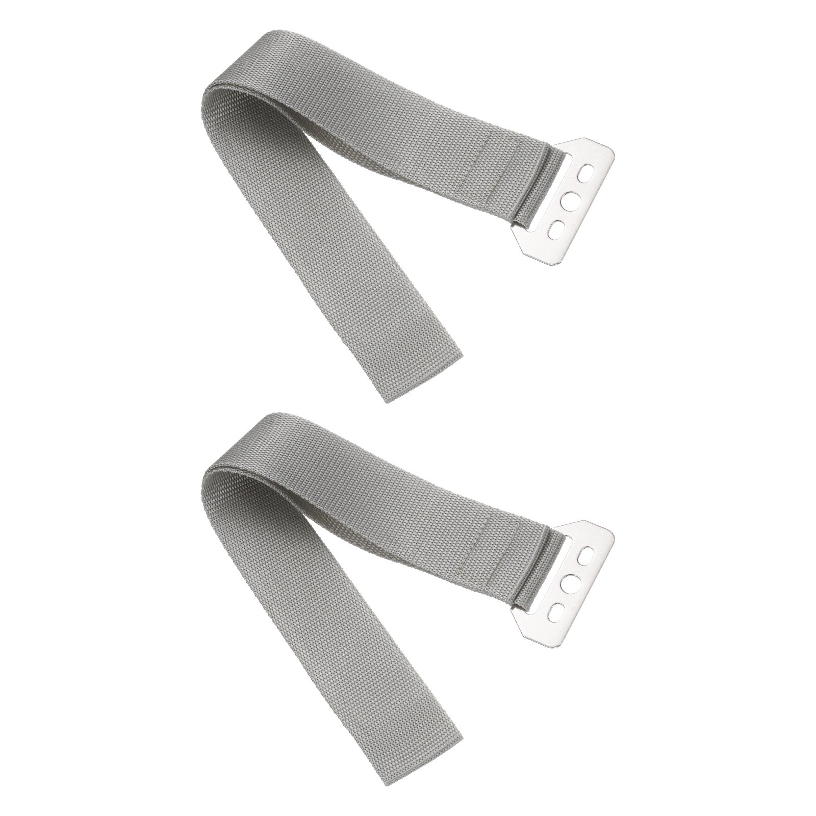 2Pcs Lift Up Storage Bed Belts, 38cm Nylon Pulling Belt for Mattress, Grey Blue